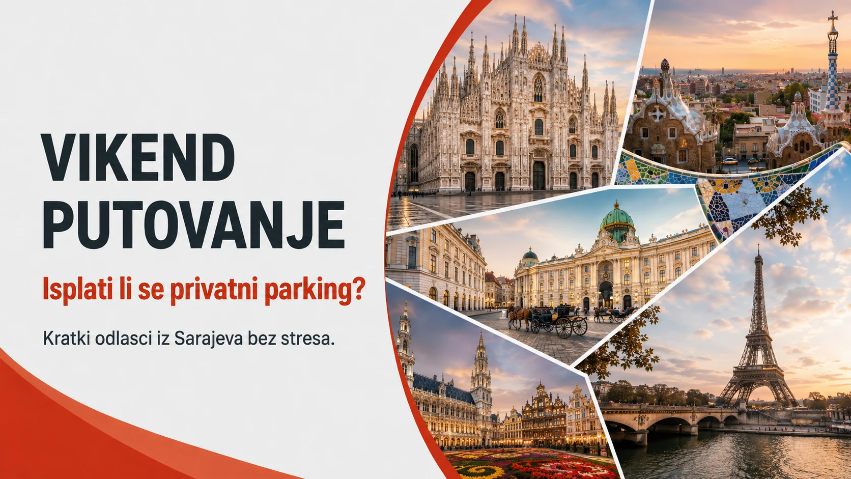 Sarajevo Airport Parking for a Weekend Trip: Is Private Parking Worth It for Short Getaways?