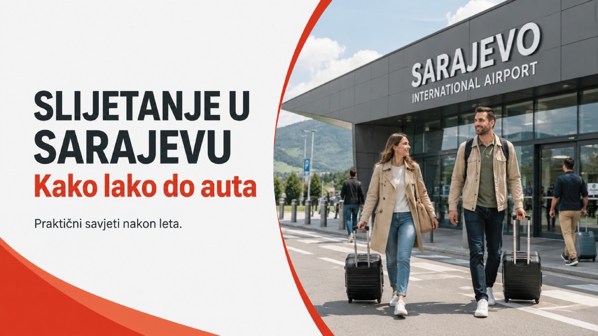 Am Flughafen Sarajevo gelandet? So kommen Sie einfach zum Auto